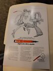 Parker Big Red 1970 National Geographic Magazine Ad (Ad Only) Vintage PEN