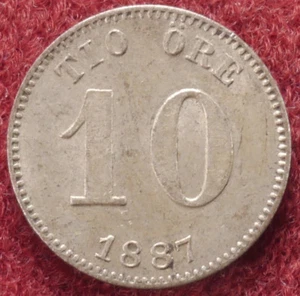 Sweden 10 Ore 1887 (E2203) - Picture 1 of 2