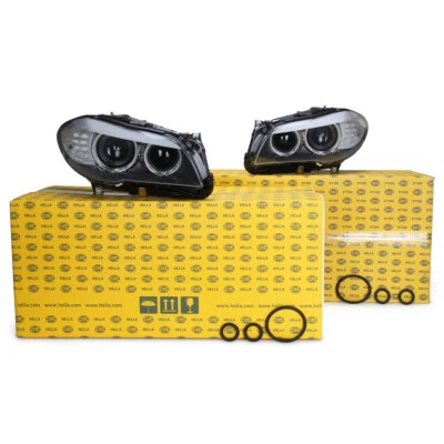 2x HELLA BI-XENON Hauptscheinwerfer + Stellmotor für BMW 5er F10 F11 bis 07.2013 - Bild 1 von 3