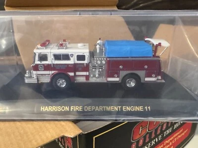 Code 3 #12500 Mack CF Harrison Fire Engine 11 White Burgundy FDNY 1/64 - Image 1 of 4