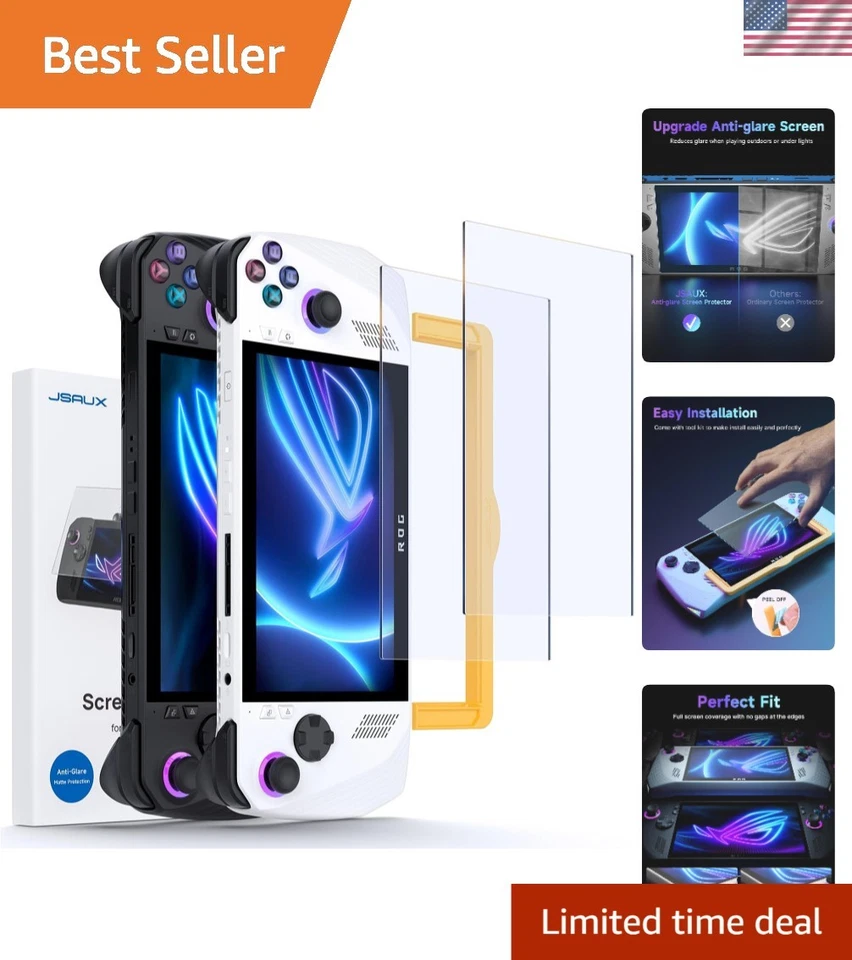 Protective Anti-Scratch Screen Protector for ASUS ROG Ally 2024 - 7-Inch 2-Pack Foto 1 de 4