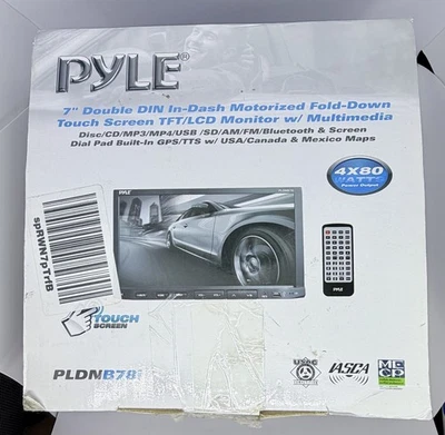 Pyle 7'' Double DIN In-Dash Touch Screen TFT/LCD Monitor with Multimedia - Image 1 of 4