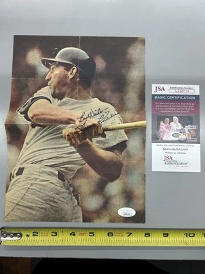 Harmon Killebrew Autographed Signed Magazine Page HOF TWINS JSA Certified - Image 1 of 4