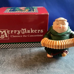 Dept 56 Merry Makers Figurine Clarence the Concertinist - Pre-owned - Lot #MM101 - Picture 1 of 2