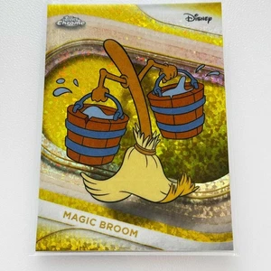 2025 Topps Chrome Disney Magic Scopa #189 Giallo Mini Diamanti Rifrattore - Foto 1 di 1