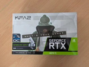 NVIDIA Geforce RTX 3070 Ti Grafikkarte 8GB GDDR6 GPU KFA2 inklusive LHR - Bild 1 von 12