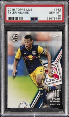 2018 TOPPS MLS #163 TYLER ADAMS PSA 10 - Image 1 of 2