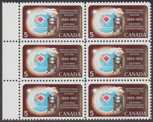 Canada - #481  Rain Gauge, International Hydrological Decade Block of Six - MNH - Picture 1 of 1