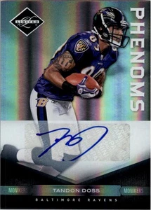 2011 Limited Monikers Autographs Silver #198 Tandon Doss Auto /199 - FB - Picture 1 of 2