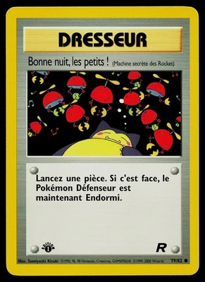 Pokemon Card - Sleep! Team Rocket French 79/82 1st Edition - Image 1 of 2