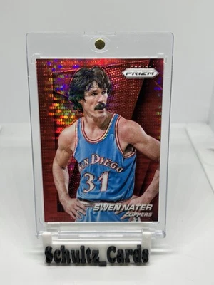 2014-15 Panini RED PULSAR PRIZM /25 SSP RARE #152 Swen Nater San Diego Clippers - Image 1 of 4