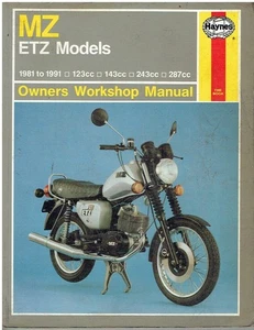 MZ ETZ125/XR ETZ150 Luxus ETZ250/Luxus/XR ETZ251 ETZ300 1981-91 WERKSTATTHANDBUCH - Bild 1 von 1