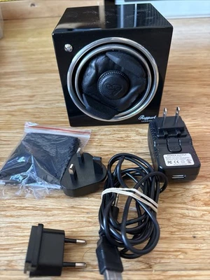 Bobinadora de reloj individual Rapport London Evolution EVO 7 cubos negro alto brillo Foto 1 de 4