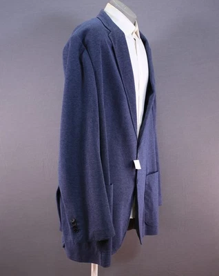 Blazer Jos A Bank Para Hombres Ajuste A Medida Azul Sin Estructura Nuevo con Etiquetas Chaqueta de Algodón Mezcla 4X Foto 1 de 4