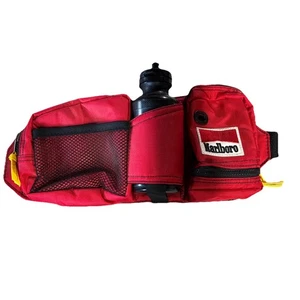 Vintage Marlboro Adventure Team rot/BK Bauchtasche/Crossbody 1990er Retro Camp sehr guter Zustand - Bild 1 von 2