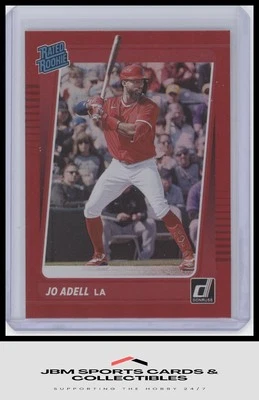 2021 Donruss #33 Jo Adell Holo Red - Image 1 of 2