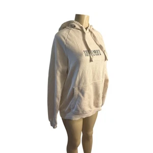 Women S Taylor Swift The Eras Tour Hooded Pullover Sweatshirt Cream White - Picture 1 of 9