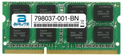 798037-001 - HP Compatible 8GB PC4-17000 DDR4-2133MHz 2Rx8 1.2v Non-ECC SODIMM - Image 1 of 3