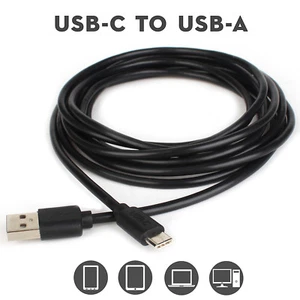 2m Extra Long USB-C Data Charger Cable For Samsung Galaxy S10 S10e S10+ Plus 5G - Picture 1 of 13