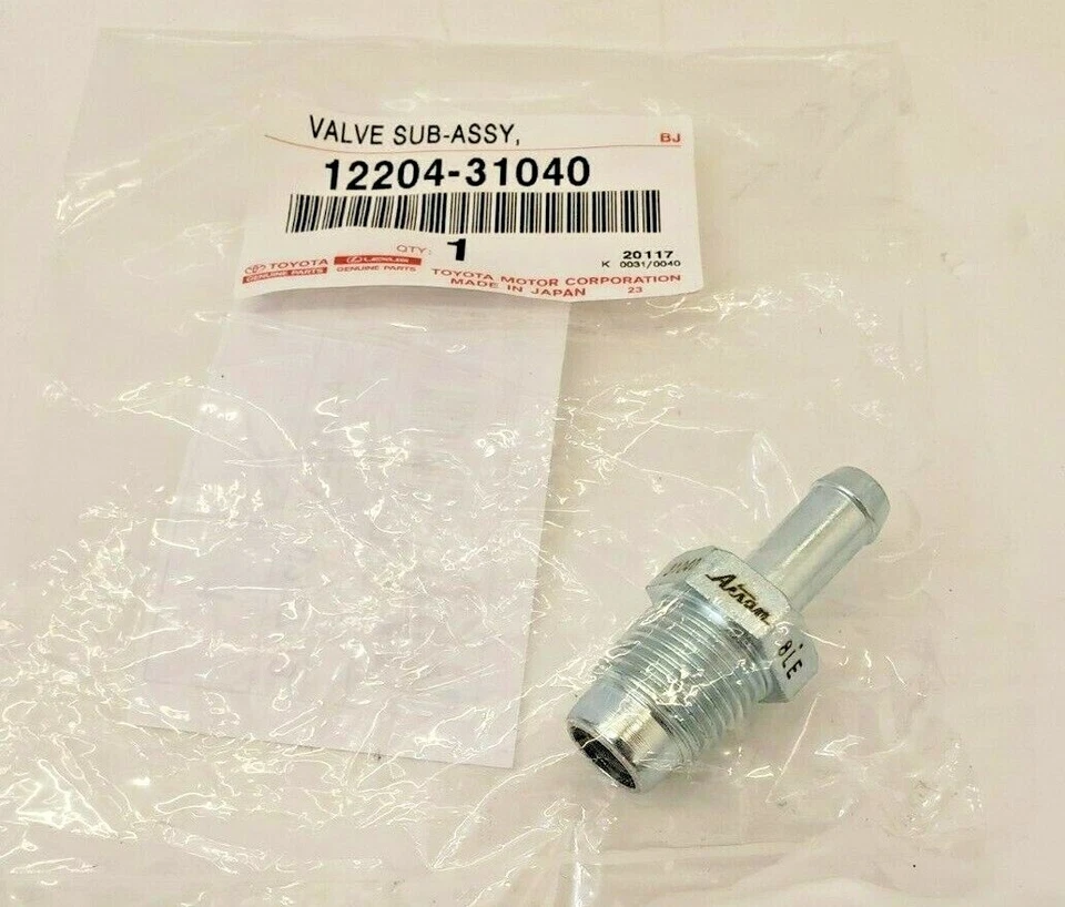 LEXUS OEM FACTORY PCV VALVE 2006-2008 IS250 (ATM ONLY) - 12204-31040 - Image 1 of 1