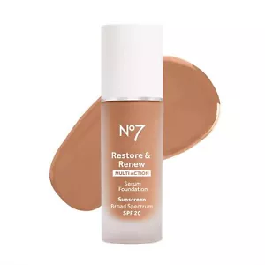 No7 Lift & Luminate Triple Action Serum Foundation - Liquid Foundation Makeup - Picture 1 of 4