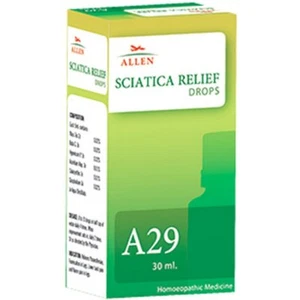 Allen A29 Sciatica Relief Drops [30ml] Relief Pain in Legs & Back & Cramps, - Picture 1 of 3