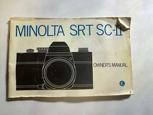 Minolta SRT SC-II Bedienungsanleitung - Bild 1 von 3