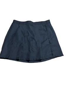 Wonder Nation Girl's School Uniform Side Ruffle Scooter Skirt Shrink/Fade Resist - Picture 1 of 6