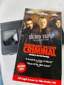 Ordinary Decent Criminal VHS Movie Tape Promo Demo Screener Copy