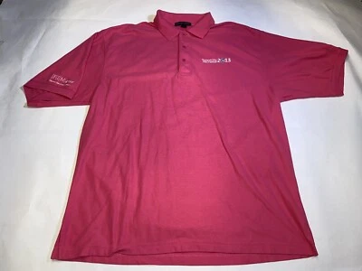 Camisa polo rosa Traverse City Film Festival 2013 tamanho XL - Imagem 1 de 4