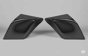 Black Pearl Stretched Extended Side Covers For Harley Street Road Glide - Picture 1 of 2