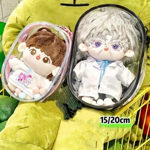 Transparent Doll Display Box Multicolor Keychain Bag Storage Case Toy Doll - Picture 1 of 17