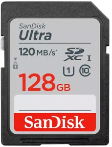 original SanDisk 128GB Ultra SDXC SD Card Class 10 UHS-I Memory Card 120MB/S UK - Picture 1 of 12