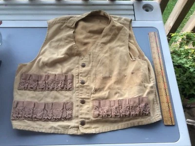 Vintage Small  Size Hunting Vest, Tan Skeet Shooting / Small Game - Image 1 of 4