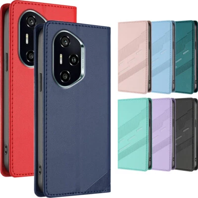 Case for Huawei Honor 400 300 200 90 80 Retro Embossed Wallet Case Phone Cover - Image 1 of 4