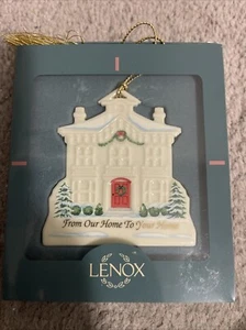 Lenox 1992 Holiday Stove Ornament Homecoming Serie NEUWERTIG - Bild 1 von 2