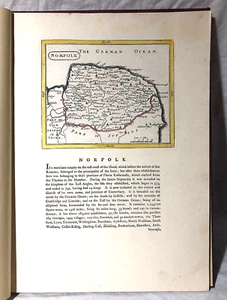 Francis Grose, Antiquities of England, Norfolk - 1786, Map, Illustrations - Fine - Imagen 1 de 10