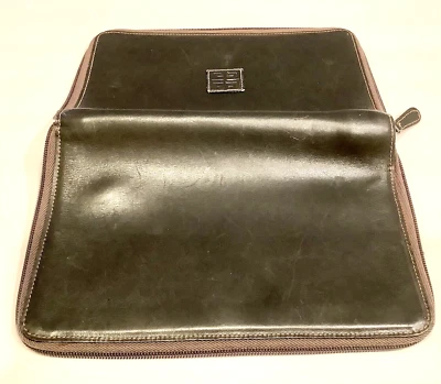 Organizador grande GIVENCHY CABALLERO de colección "Mega compartimentos de cuero 10"" X 6,5"" ITALIA" Foto 1 de 4