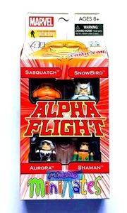Marvel Minimates Alpha Flight Boxset #2 NYCC Exclusive Sasquatch Snowbird Aurora - Picture 1 of 2