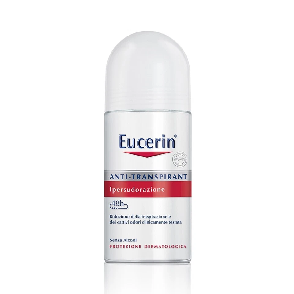 Eucerin Deodorante - Anti-Traspirante Roll-On 48H, 50ml