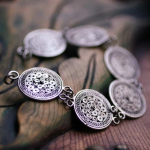 ETHNIC TRIBAL MIAO HANDMADE BRACELET / JB234 - Picture 1 of 2