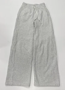 Lululemon Scuba Mid-Rise Wide-Leg Pant Damen XXS grau Fleece volle Länge - Bild 1 von 10