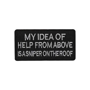 My Idea of Help Embroidered Iron on Sew on Patch Badge For Clothes  - Picture 1 of 1