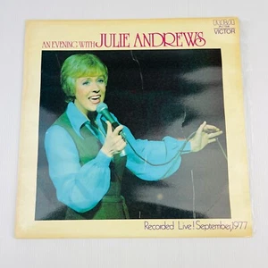 An Evening with Julie Andrews Recorded Live! 1977 Vinyl Record - Picture 1 of 4