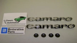 Camaro Fender Emblems Pair 67 Camaro **In Stock* *GM Resto Parts* - Picture 1 of 3