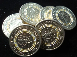 Australian $2 coin Two Dollar 2021 Wiggles Dorothy the Dinosaur HIGH GRADE - Picture 1 of 2