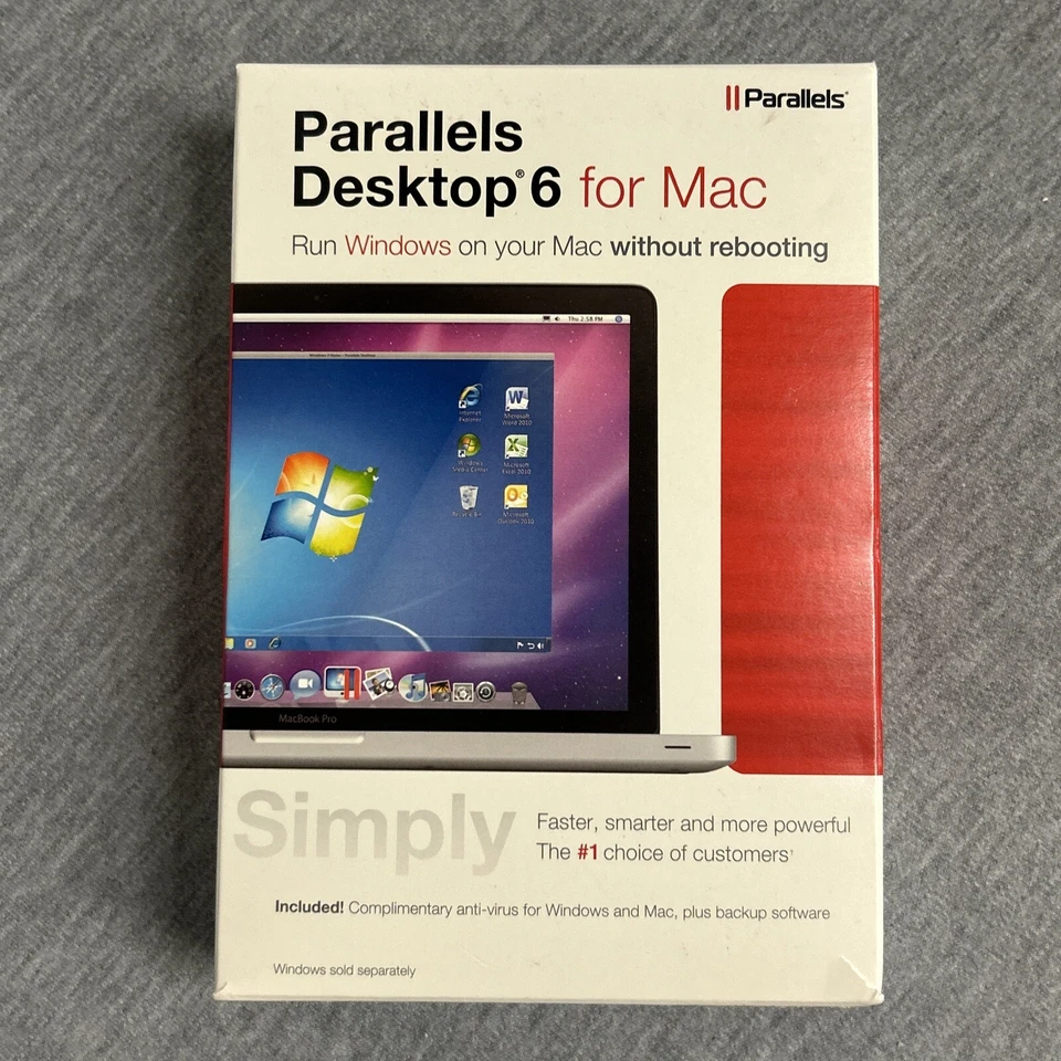 Parallels Desktop 6 for Mac Run Windows Applications Open Bad Box. - Image 1 of 3