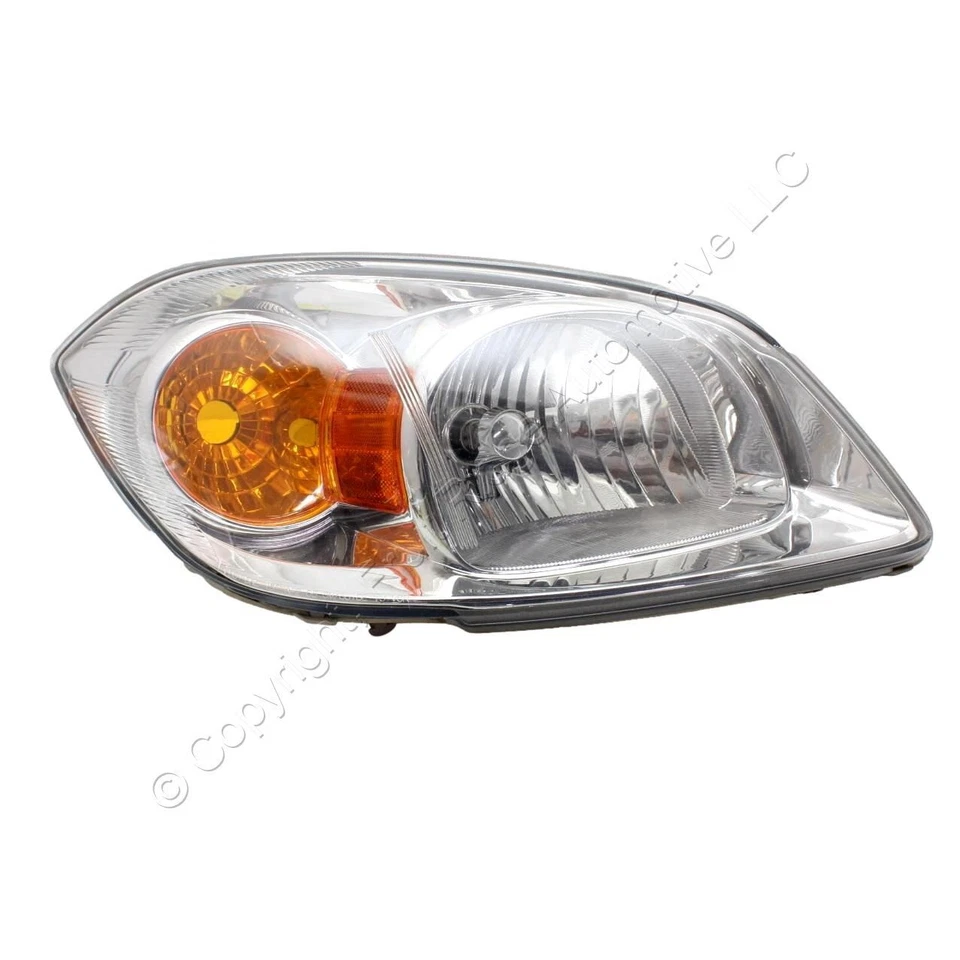 Lámpara de faro de lengüeta dañada rayada lado derecho GM usada OEM para cobalto 2005-2009 Foto 1 de 4