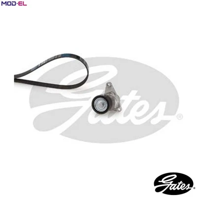 VRIBBED BELT SET K016PK1055XS FOR PEUGEOT 301 208 308/II/SW CITROEN C3/III 1.6L - Image 1 of 4