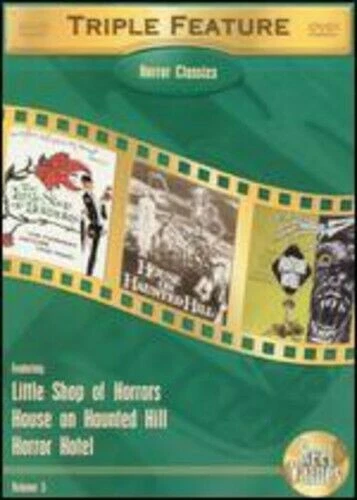 Horror Triple Feature 5 DVD 1960 Region 1 US Import NTSC DVD - Like New - Image 1 of 1